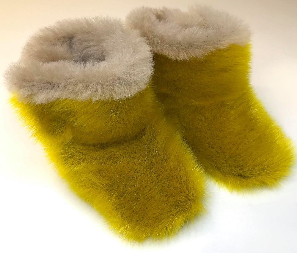 Kamii Children's Slippers, Yellow - Image 4