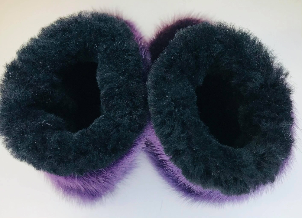 Kamii Children's Slippers, Purple - Image 3