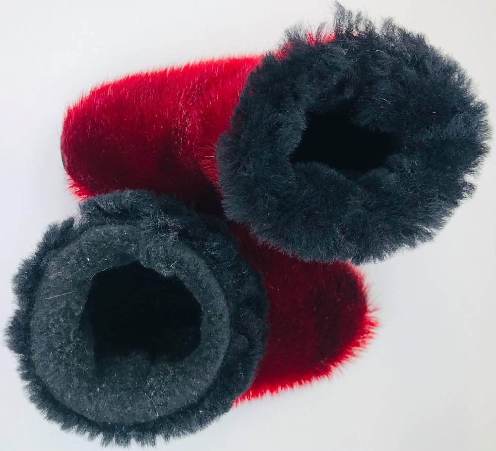 Kamii Children's Slippers, Red - Image 3
