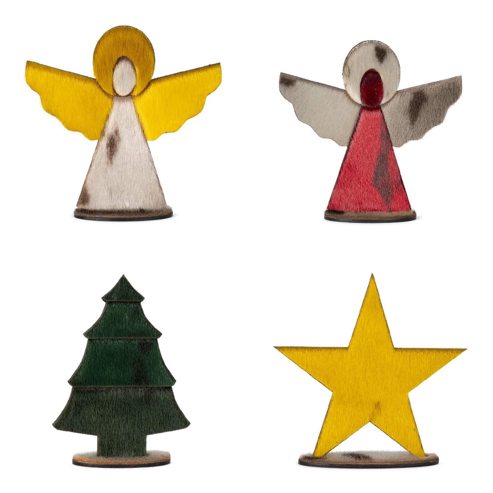 Wood Decoration - Star, Yellow - Image 4