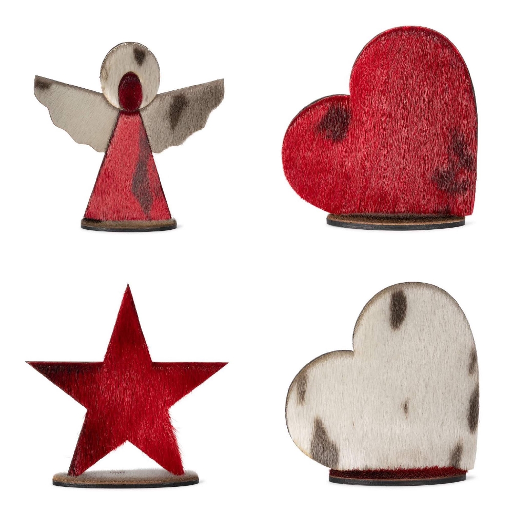 Wood Decoration - Star, Red - Image 5