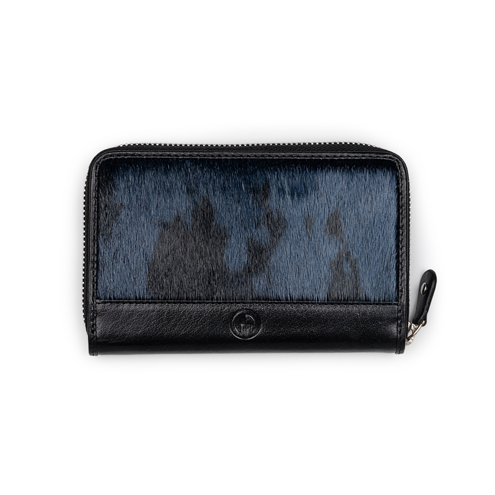 GG Classic Seal skin wallet, Blueberry - Image 3