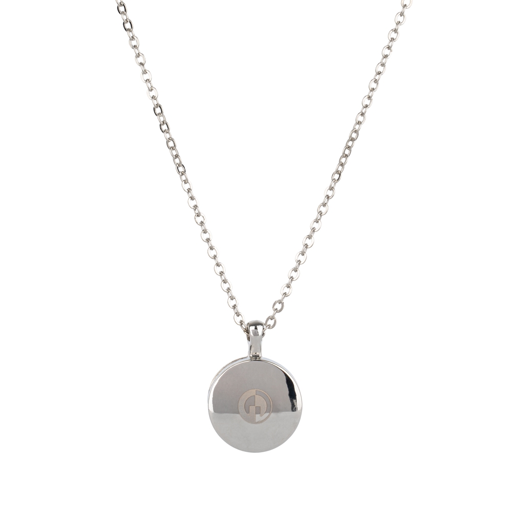 Necklace with Seal fur - Silver/Black - Image 2