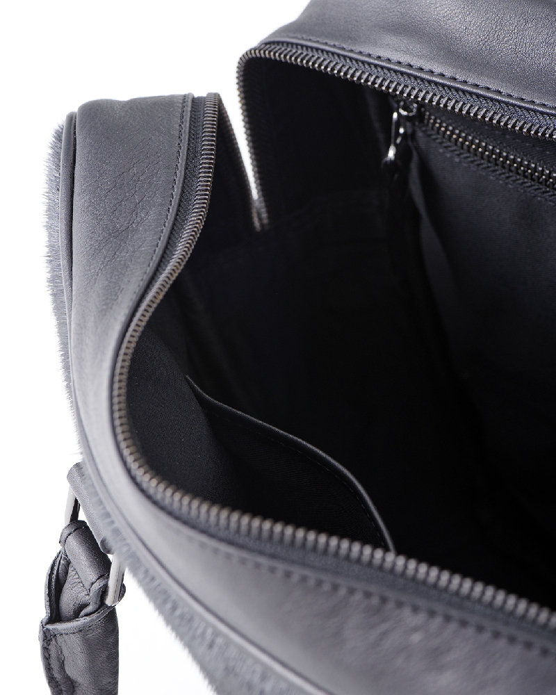 Business Bag, Black Seal Skin - Image 7