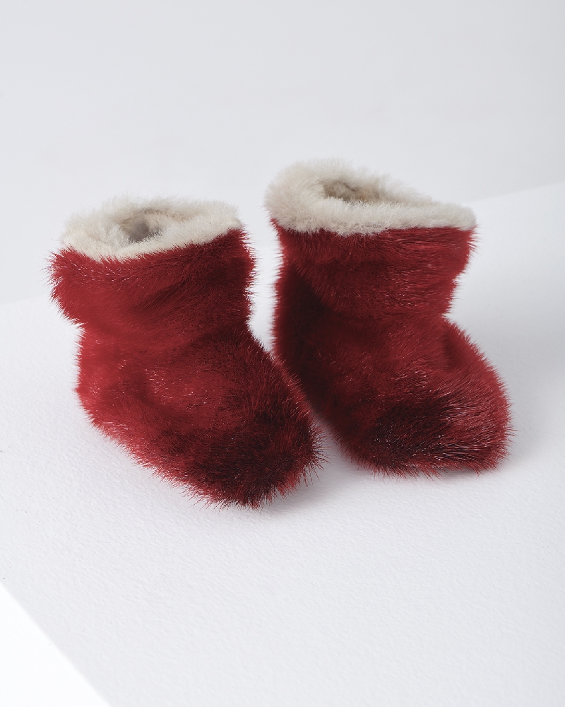 Kamii Children's Slippers, Red - Image 5
