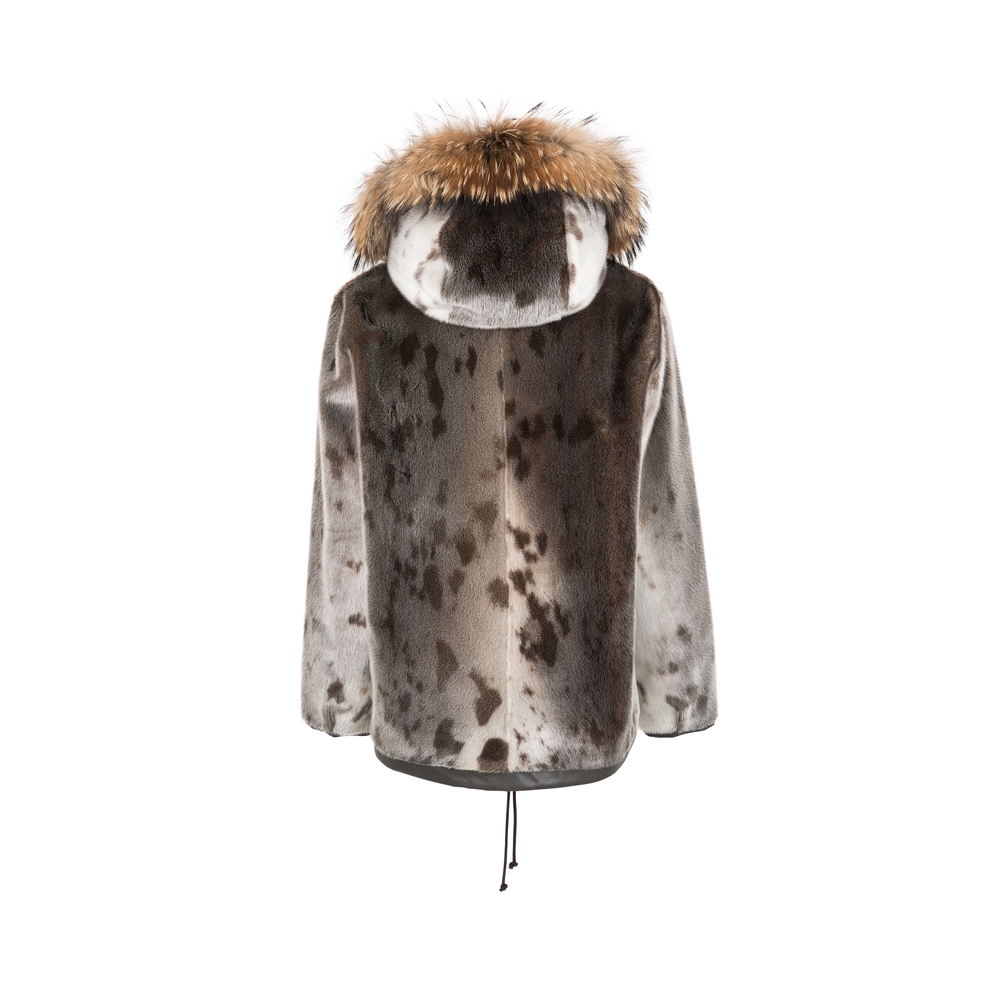 Nikki Harp Seal Anorak, Natural/Coloured - Image 8