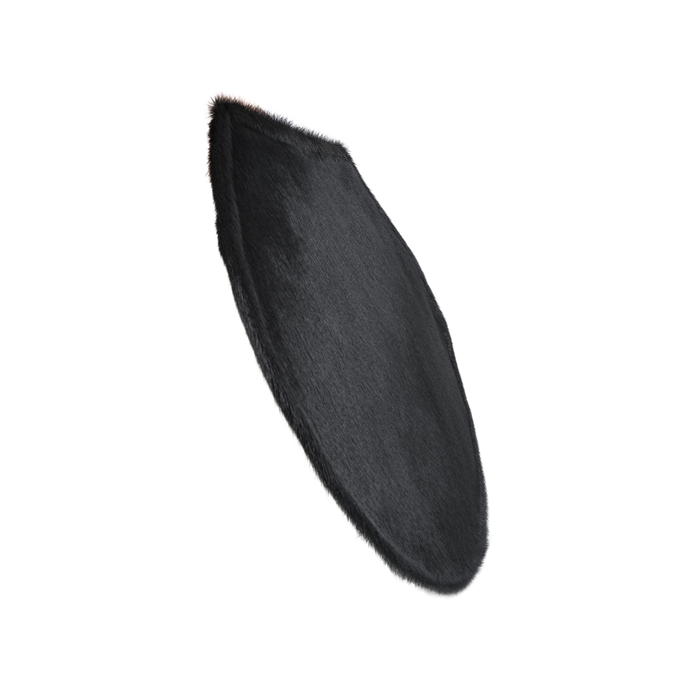 Cushion, Sealskin, Black - Image 3