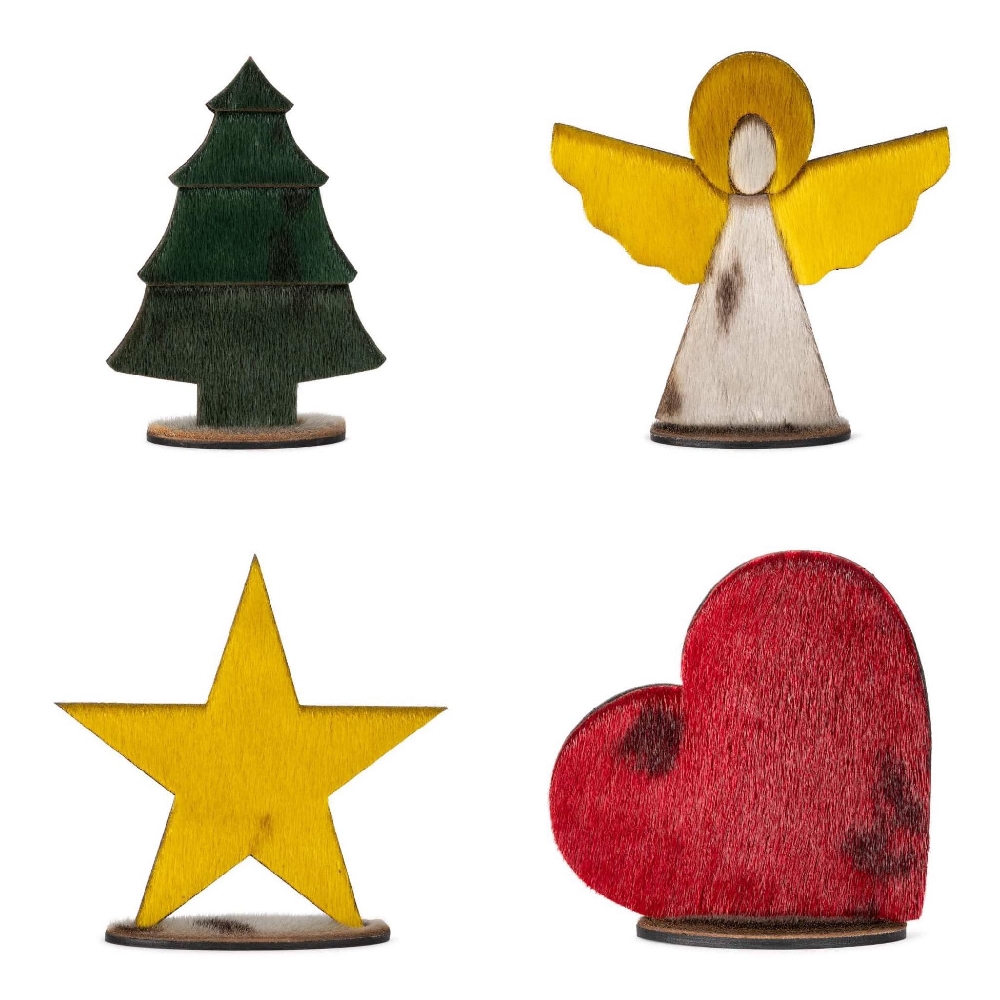 Wood Decoration - Star, Yellow - Image 6