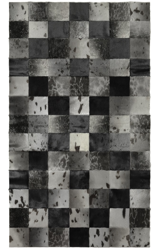 Large Rug Natural/Black 103 x 195 cm.