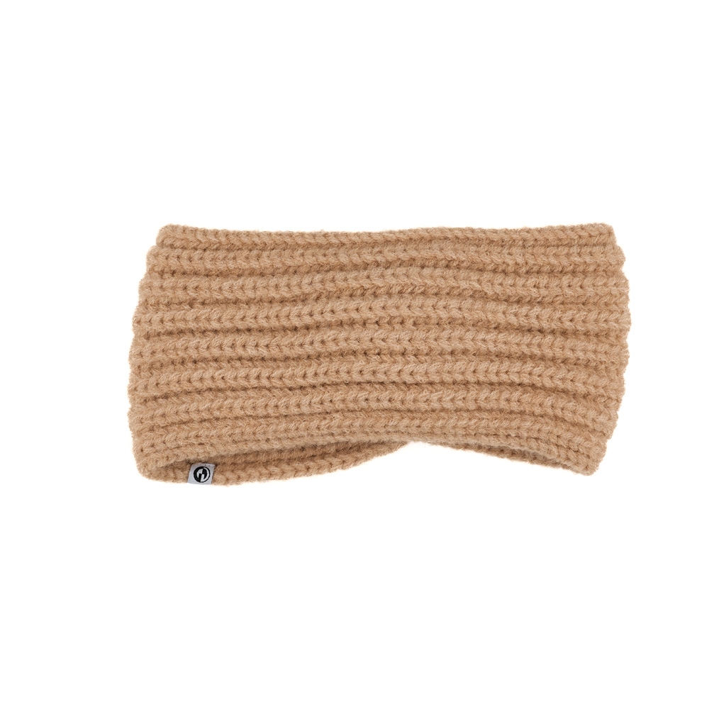 Knitted Headband - Cream Beige - Image 5
