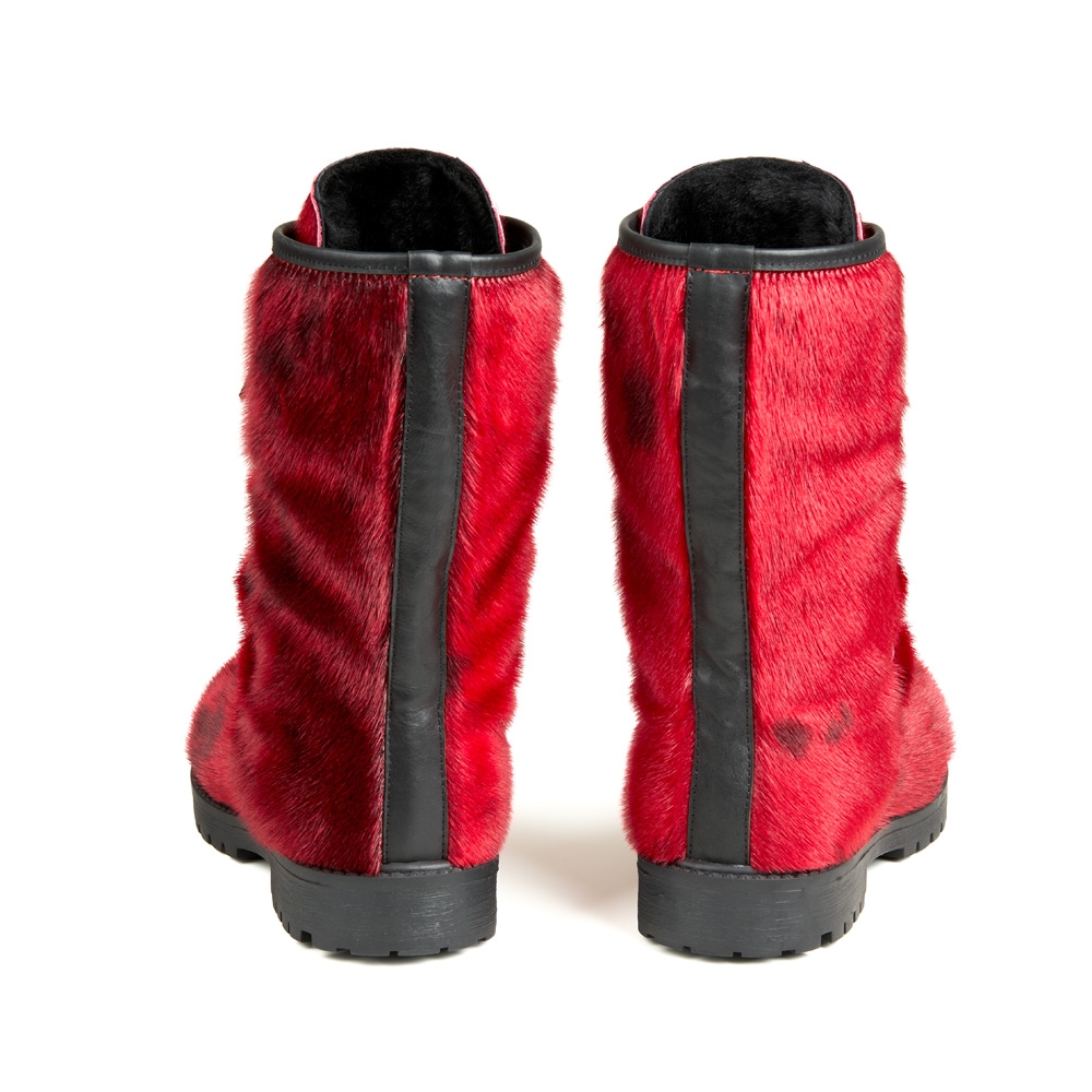 AKA, Seal Skin Boot, Red - Image 3