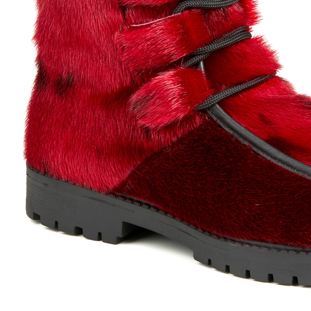 AKA, Seal Skin Boot, Red - Image 5