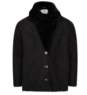 Ivalu Sheepskin Jacket, Black