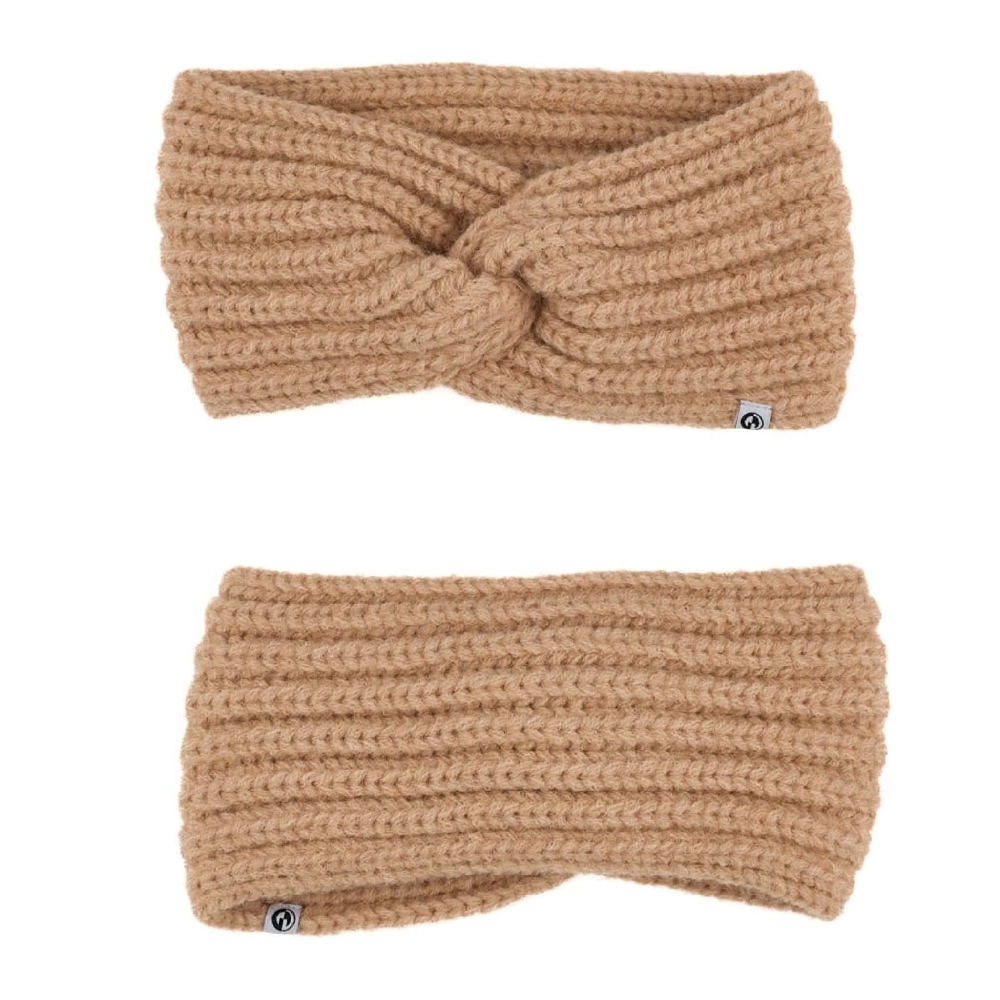 Knitted Headband - Cream Beige - Image 4