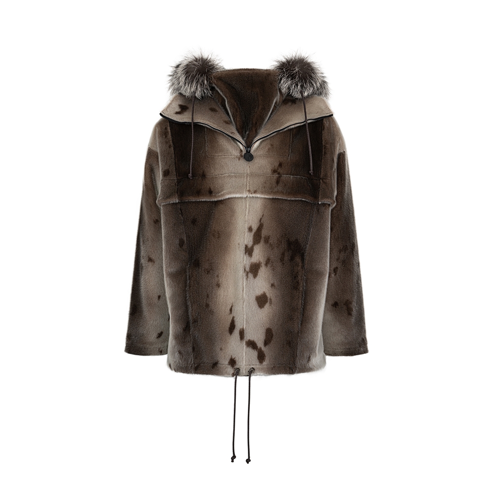 Glacier Harp Seal Anorak, Natural/Coloured