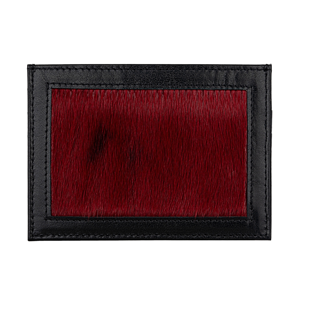 Card holder with sealskin, Red Harp Seal