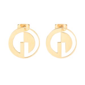 Great Greenland Logo Earrings - Gold