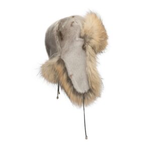 Greenland Hat, Natural with Finnraccoon