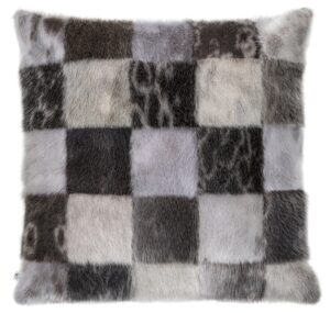 Patch Pillowcase, Natural Ring 40x40