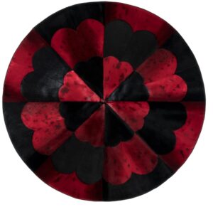Qajaasat Carpet Red/Black 150x150 cm.