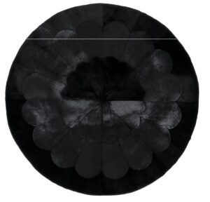 Qajaasat Rug Black 150x150 cm.