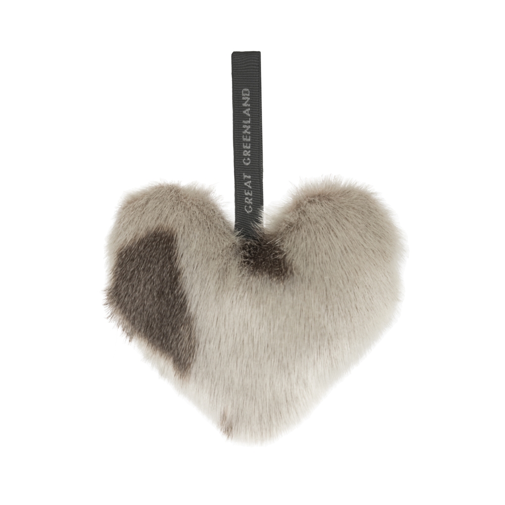 Christmas Decoration - Filled Heart, Natural