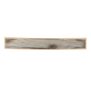Hair Clip, Gold Natural Narrow