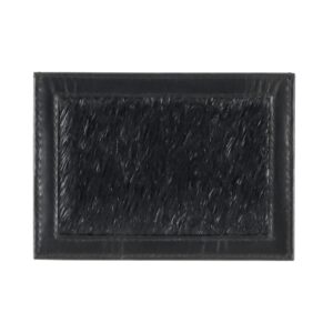 Card holder with Seal skin, Black Harp Seal