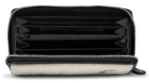 GG Maxi Seal Skin Purse, Natural Harp Seal