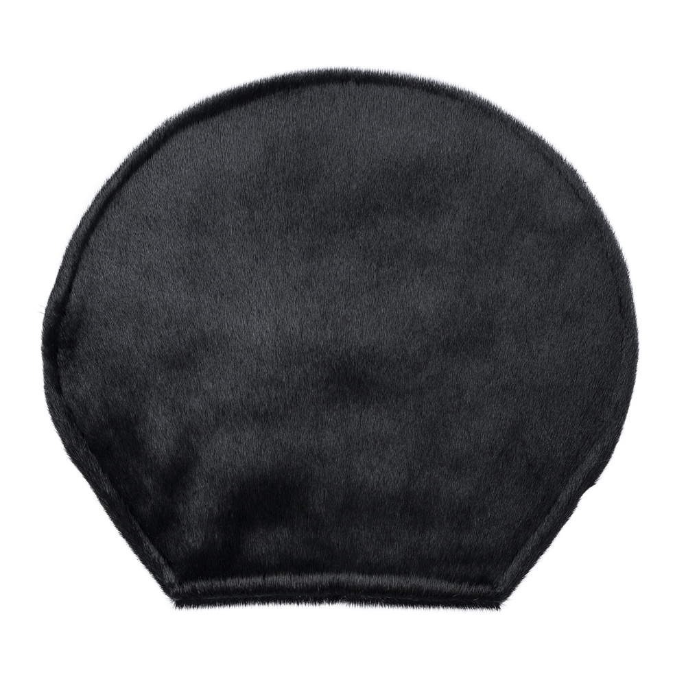 Cushion, Sealskin, Black