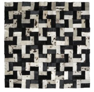 Kvadrat Rug, Night/Black, 140x140 cm