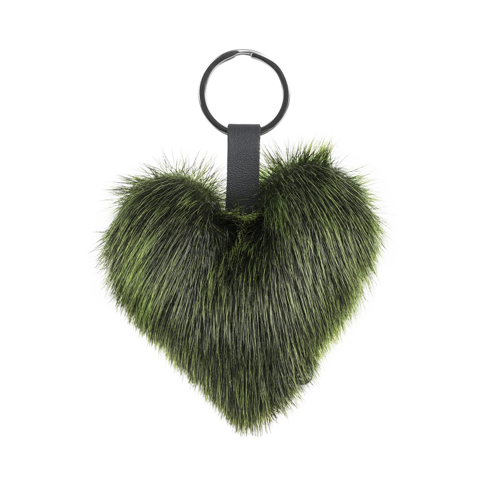 Heart Keyring, Green Seal skin