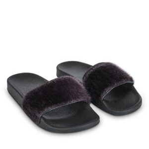 Manuel Sandal with Purple Sealskin