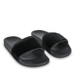 Manuel Sandal with Black Seal Skin