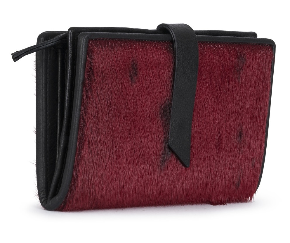 Ussing Wallet, Seal Skin Wallet in Red