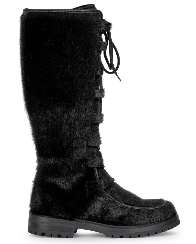 ALPHA, Seal Skin Boot, Black