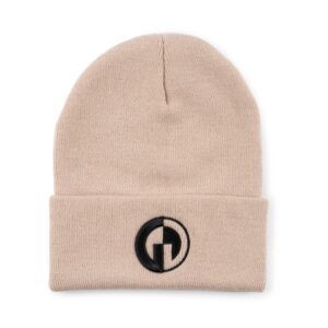 GG Knit Beanie, Sand