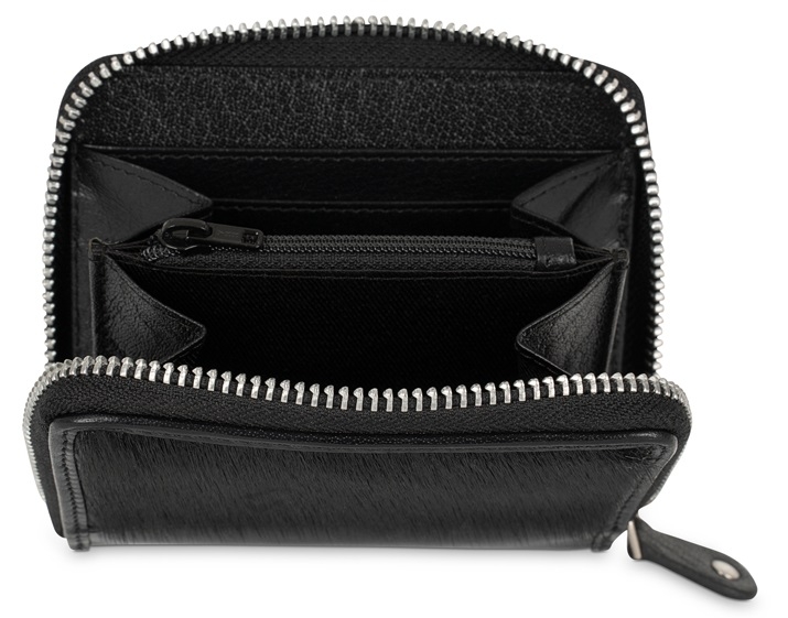 GG Petit Seal Skin Purse, Black