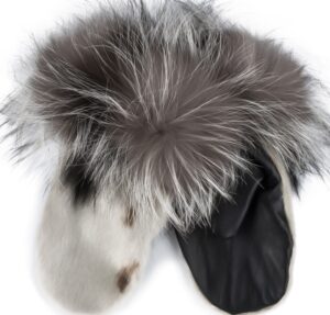 Iluliaq Mittens, Harp seal Natural/Leather