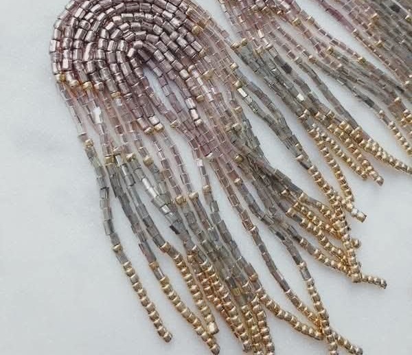 Nuuk Pearl Earrings - Beige and Gold - Image 3