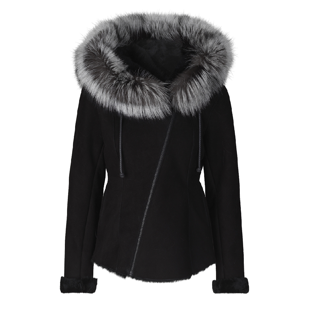 Sheepskin jacket, Black