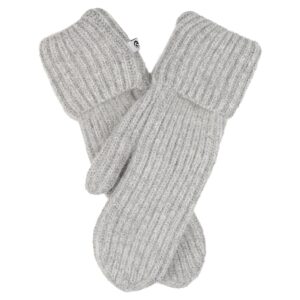 Angora Mittens - Grey
