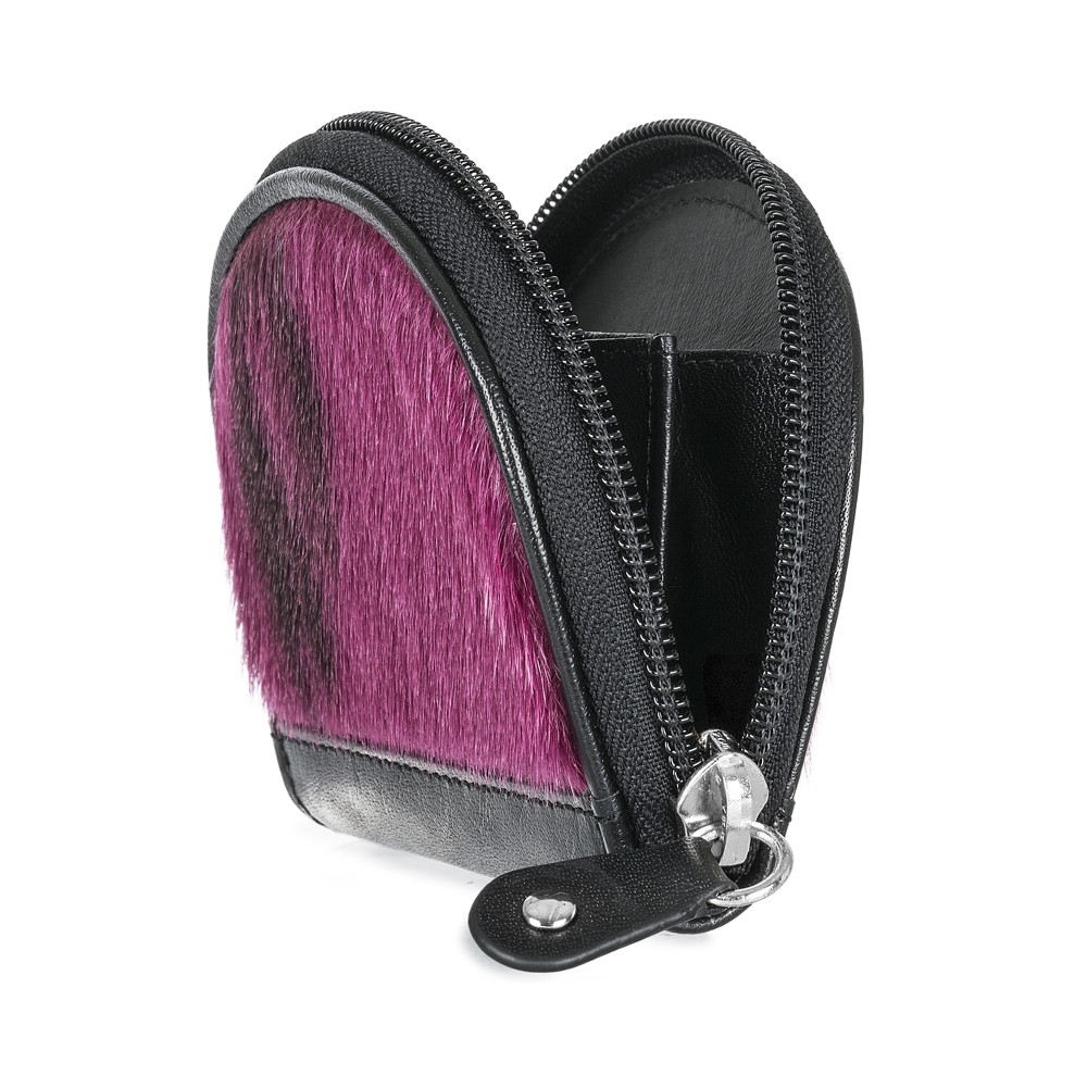 Pani Seal Skin Purse, Pink Seal Skin