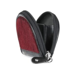 Pani Seal Skin Purse, Red Seal Skin