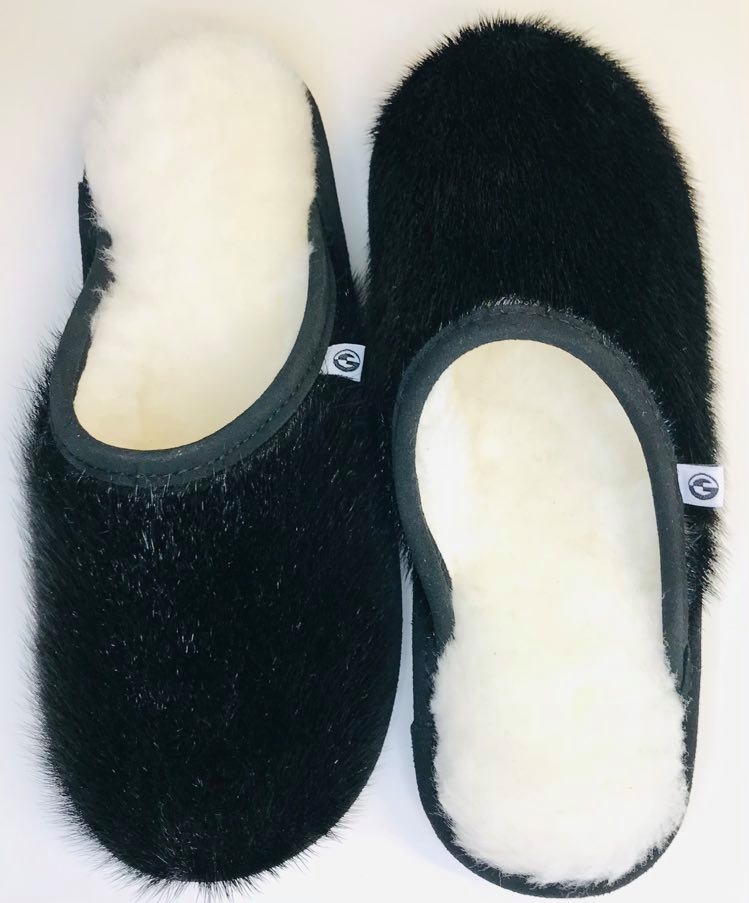 Glacier Slippers, Black - Image 8