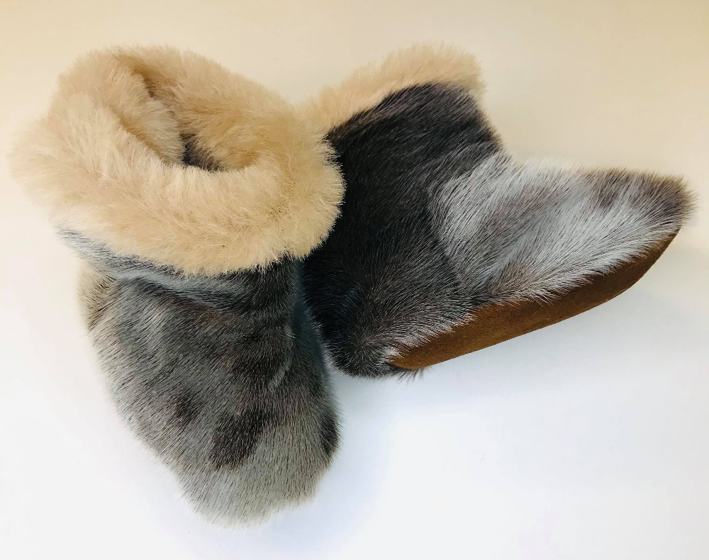 Kamii Children's Slippers, Natural - Image 6