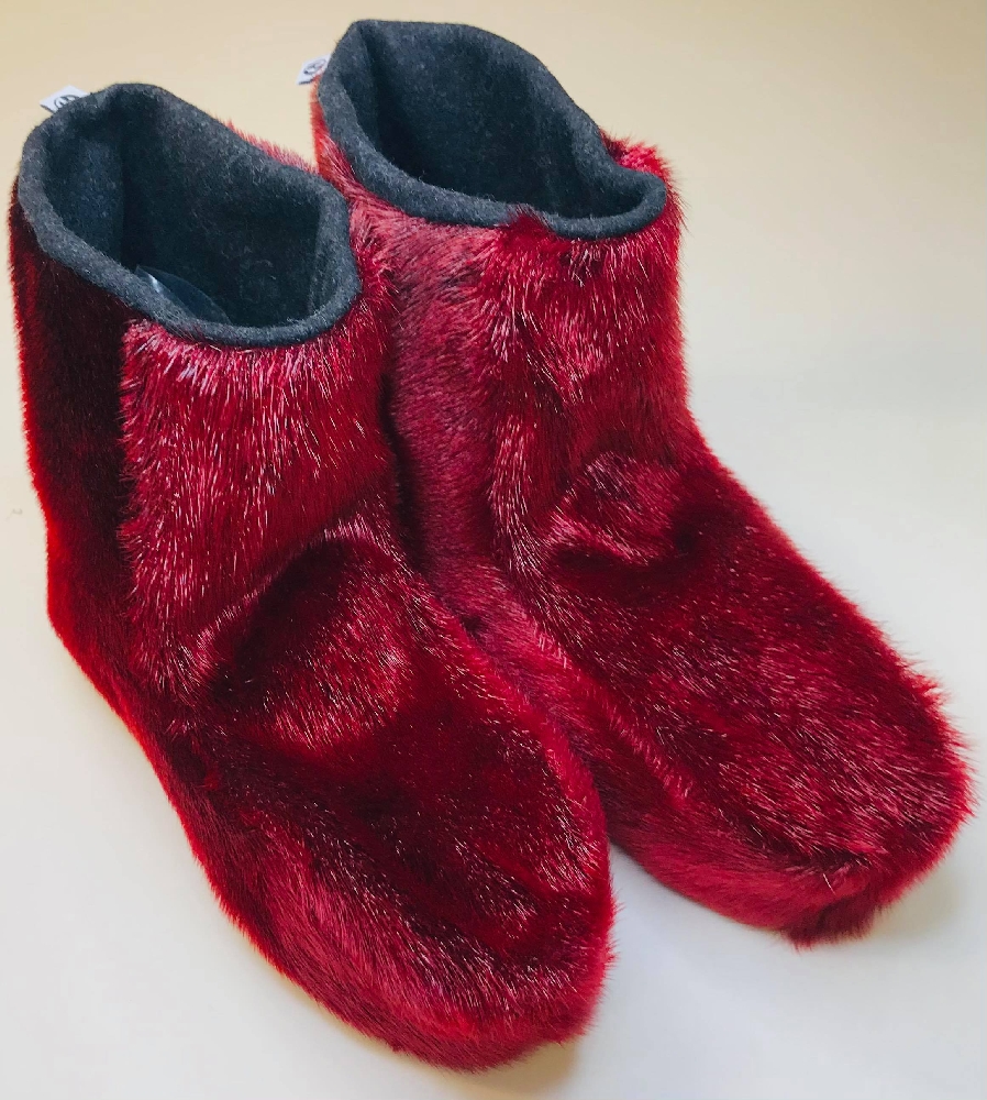 Junior Kids' Slippers, Red - Image 3
