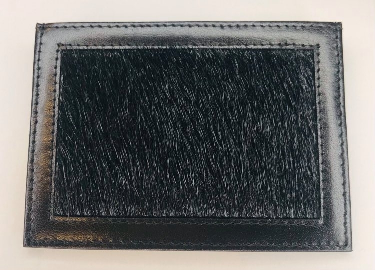 Card holder with Seal skin, Black Harp Seal - Image 6