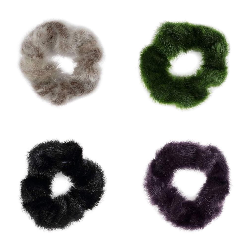 Hair elastic/Hair accessory in Seal skin - Natural - Image 3