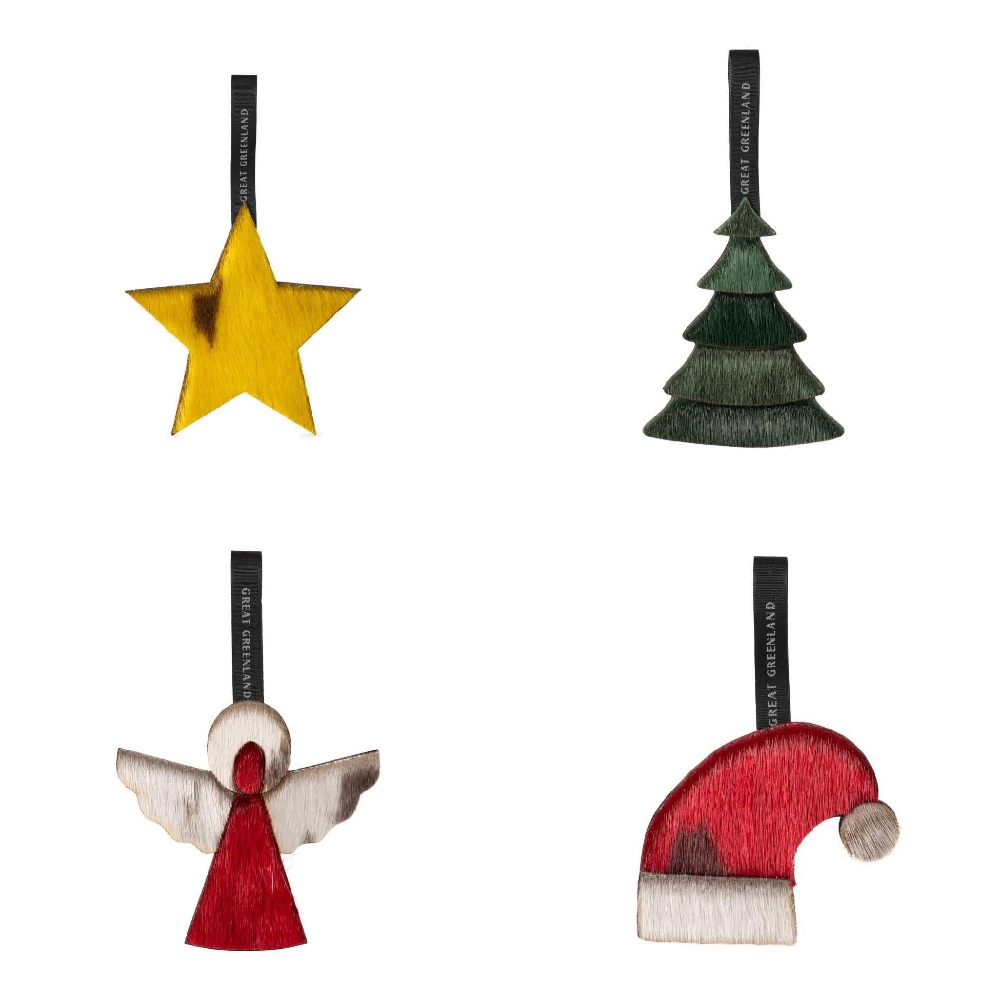 Wooden Christmas Decoration - Star, Yellow - Image 3